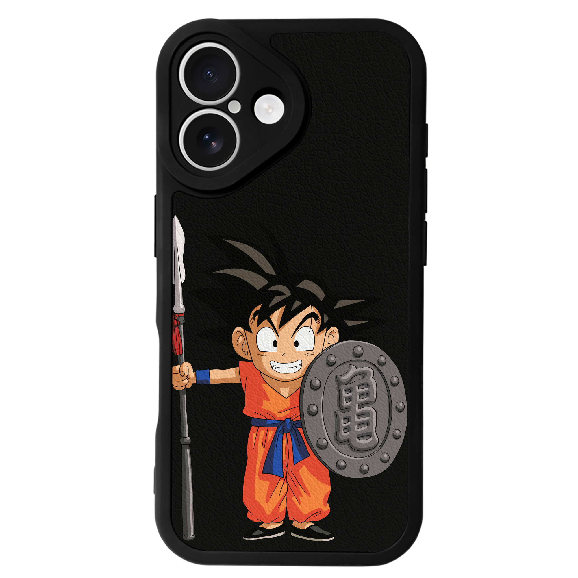 （画像用） ドラゴンボール 孫悟空（そん ごくう）Son Goku カカロット DRAGON BALL Kakarotto 【iPhone 16シリーズ対応】シリコンスマホケース（レザー調） 材質：シリコン